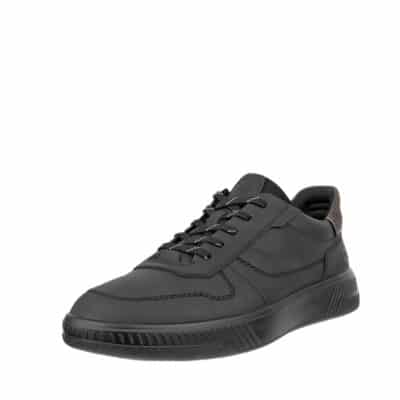 Ecco Move M sneakers til herre i sort med skindoverdel og snørebånd samt udtagelig sål