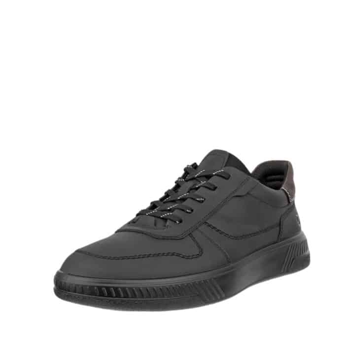 Ecco Move M sneakers til herre i sort med skindoverdel og snørebånd samt udtagelig sål