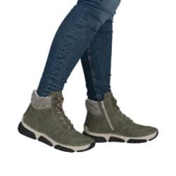 rieker-stoevle-dame-grøn-45955-54 -3