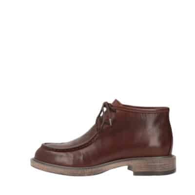 Shoedesign Copenhagen Moana støvle til dame i mørkebrun med 100% skindkvalitet og snørebånd