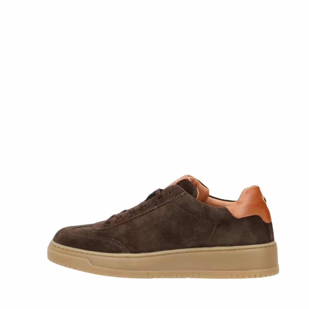 Shoedesign Copenhagen Prime Pulse SS sneakers til dame i mørkebrun ruskind med snørebånd og chunky ydersål