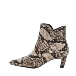 Duffy Solano Cinque støvle til dame i slangeprint med praktisk lynlås og stilethæl på 5 cm.