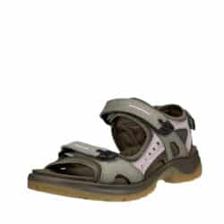 Ecco Offroad sandal til dame i grønt skind med velcro remme og Ecco Fluidform™