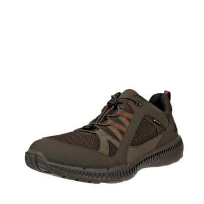 Ecco Terracruise II M sneakers til herre i grøn med justerbar elastik og udtagelig indersål samt Gore-Tex