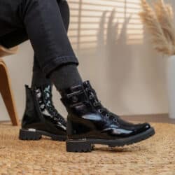 remonte-støvle-dame-sort-lak-d8683-03-1