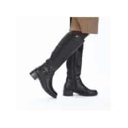rieker-lang-støvle-dame-sort-75490-00-2