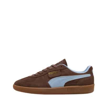 Puma Palermo sneakers til dame i brun med ruskindsoverdel samt en udtagelig Ortholite sål og snørebånd