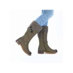 rieker-lang-støvle-dame-grøn-94692-52-1