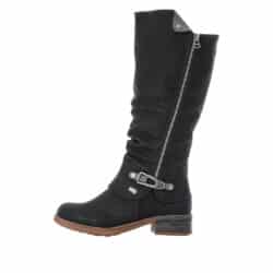rieker-lang-støvle-dame-sort-94652-00-2