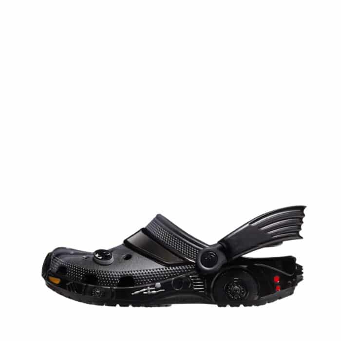 Crocs sandal til herre i sort med Batman design og praktisk hælrem