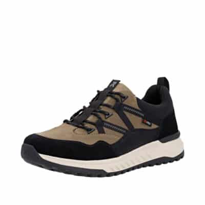 Rieker sneakers til herre i brun med udtagelig sål og ekstra bredde G samt udtagelig sål
