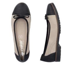 rieker-ballerinasko-dame-beige-45358-60-3