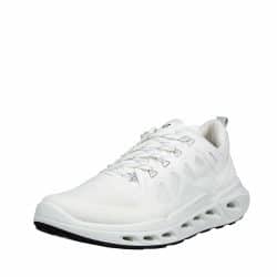 Ecco Biom 720 sneakers til dame i hvid mesh med snørebånd og udtagelig indersål samt gummisål med stødabsorbering