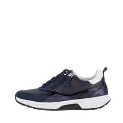 Gabor Rollingsoft sneakers til dame i mørkeblå med skinddetaljer og funktionel lynlås samt udtagelig indersål