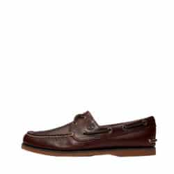 Timberland Classic sejlersko til herre i brun med 100% læderoverdel samt gummisål og lædersnøre