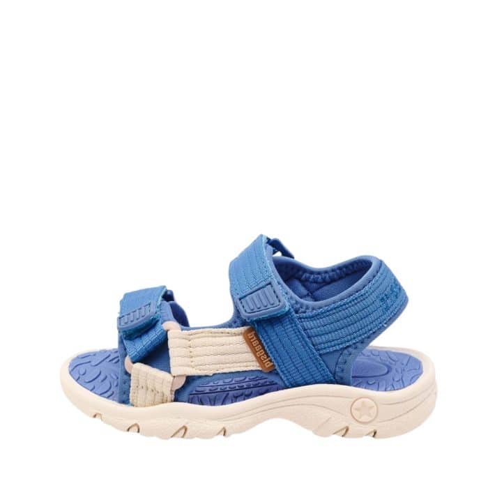 Bisgaard Nico sandal til børn i blå med velcro samt stødabsorberende sål