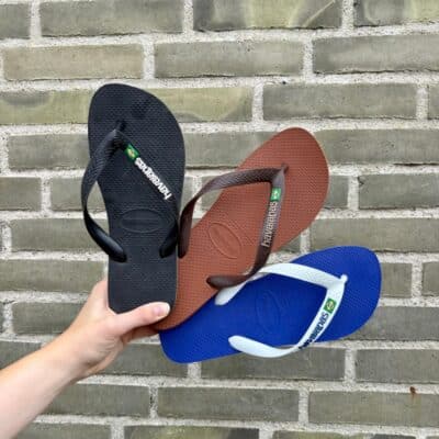 Alternative view of Havaianas Brasil Logo Klipklapper Dame