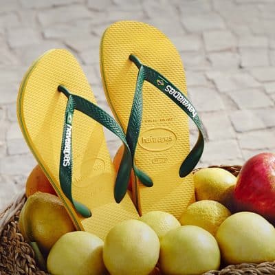 Alternative view of Havaianas Brasil Logo Klipklapper Dame og Herre