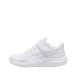 Puma Skyrocket 2 AC sneakers til børn i hvid med udtagelig sål og velcrolukning