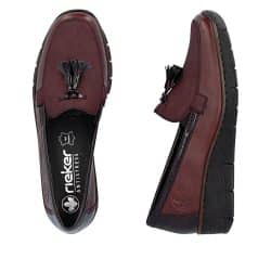 rieker-loafers-dame-roed-53771-35-3