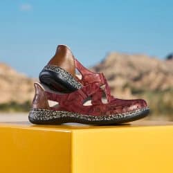 rieker-ready-2-go-sko-dame-rød-46352-33-10