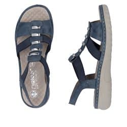 rieker-sandal-dame-blå-60452-12-3