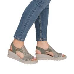 rieker-sandal-dame-grøn-67465-52-1