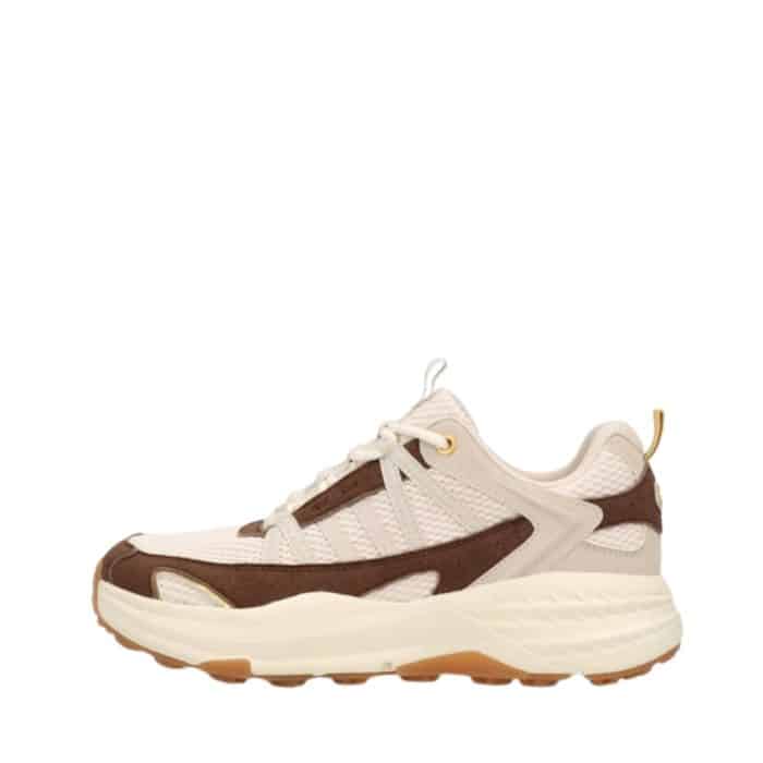 Shoedesign Copenhagen Enzo sneakers til dame i beige med en chunky ydersål samt memofoam sål og snørebånd