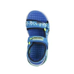 skechers-mega-splash-sandal-boern-blå-kombi-402161l-3