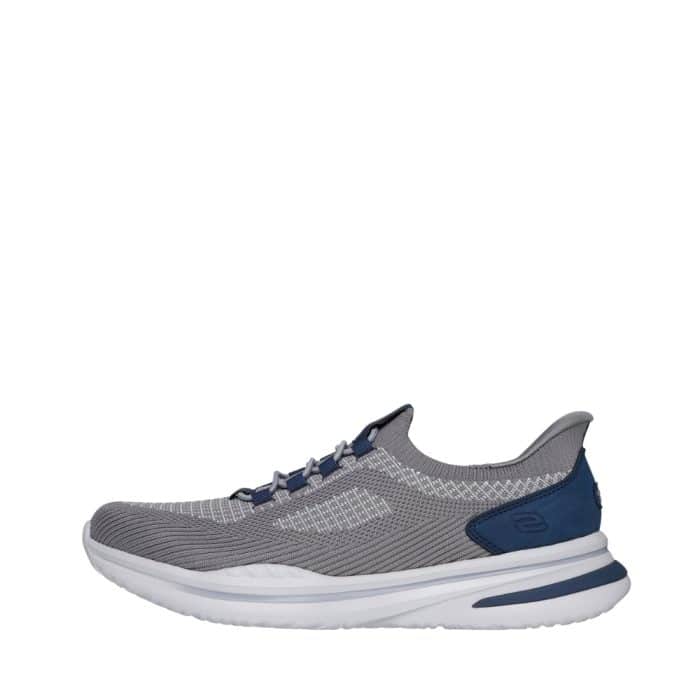 Skechers Slip-in Norlan Alonso sneakers til herre i grå med en fast hælkappe og memory foam