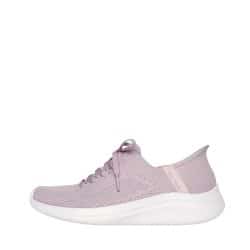 Skechers Slip-in Ultra Flex 3.0 Elevated Motion sneakers til dame i rosa med memory foam og fast hælkappe samt snørebånd