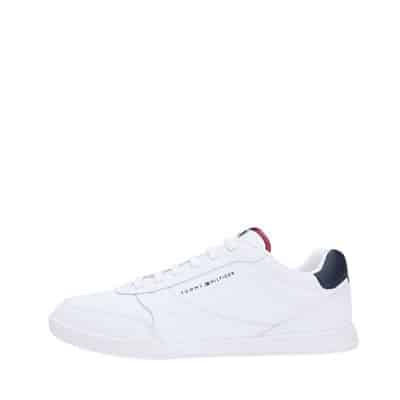 Tommy Hilfiger Lopro LTH sneakers til herre i hvid med udtagelig sål samt snørebånd