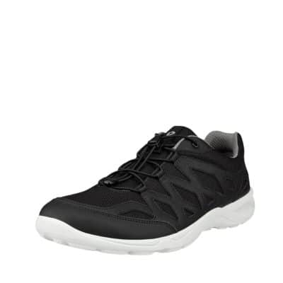 Ecco Terracruise LT M Sneakers til herre i sort med justerbar elastik samt udtagelig sål og stødabsorberende sål