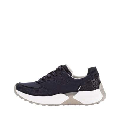 Gabor Rollingsoft sneakers til dame i mørkeblå med udtagelig sål og snørebånd