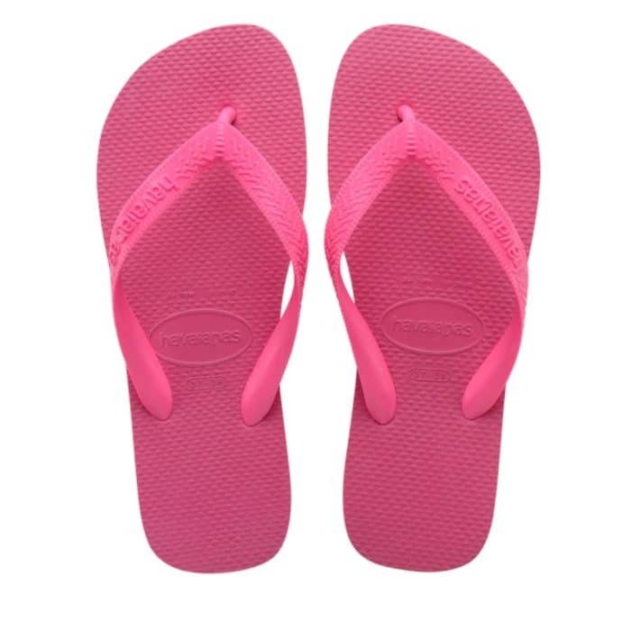 Havaianas Top klipklapper til dame i pink med tå-rem og gummisål samt vandafvisende