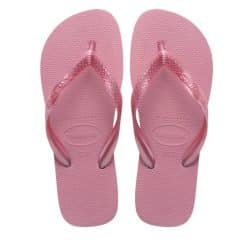 Havaianas Top Sences klipklapper i rosa med tå-rem og gummisål samtidig med de er vandafvisende