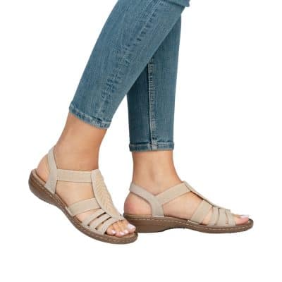 Alternative view of Rieker Sandal Dame 608c0-62