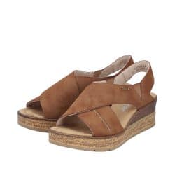 rieker-sandal-dame-brun-63782-24-3