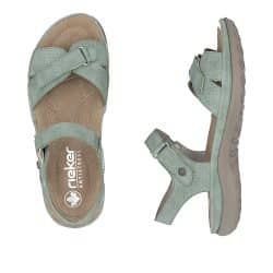 rieker-sandal-dame-grøn-64858-52-4
