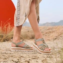 rieker-sandal-dame-grøn-v4949-52-1