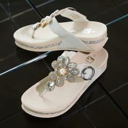 rieker-sandal-dame-hvid-sølv-V1461-90-1