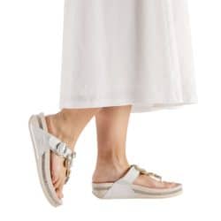 rieker-sandal-dame-hvid-sølv-V1461-90-2