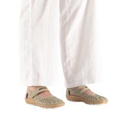 rieker-sko-dame-grøn-44872-52-3