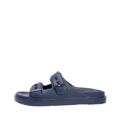 Tommy Hilfiger Lightweight Pin Buckle sandal til herre i blå med justerbare remme