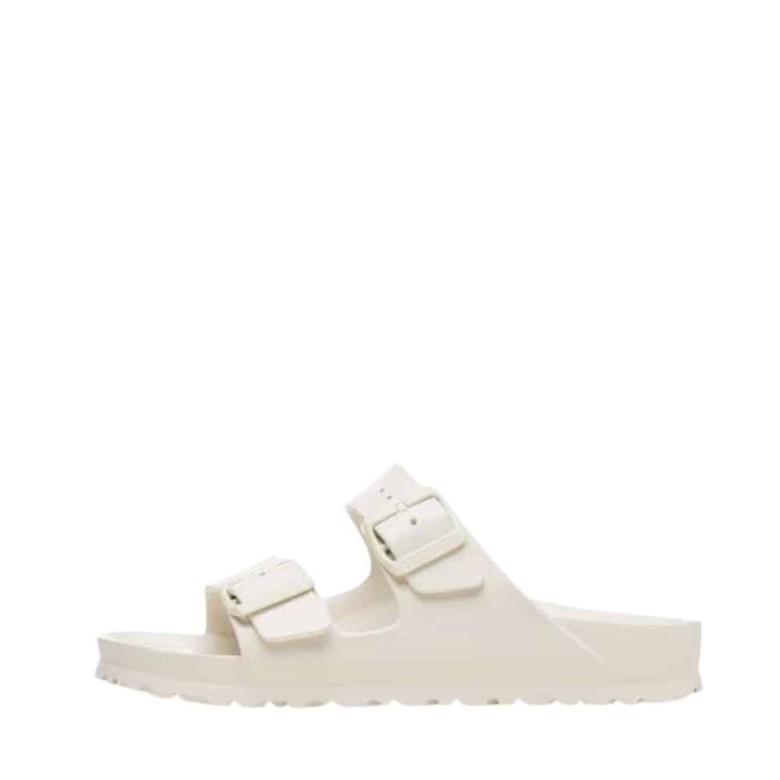 Birkenstock Arizona EVA Narrow sandal til dame i hvid med to justerbare spænder samtidig med at de er vandtætte