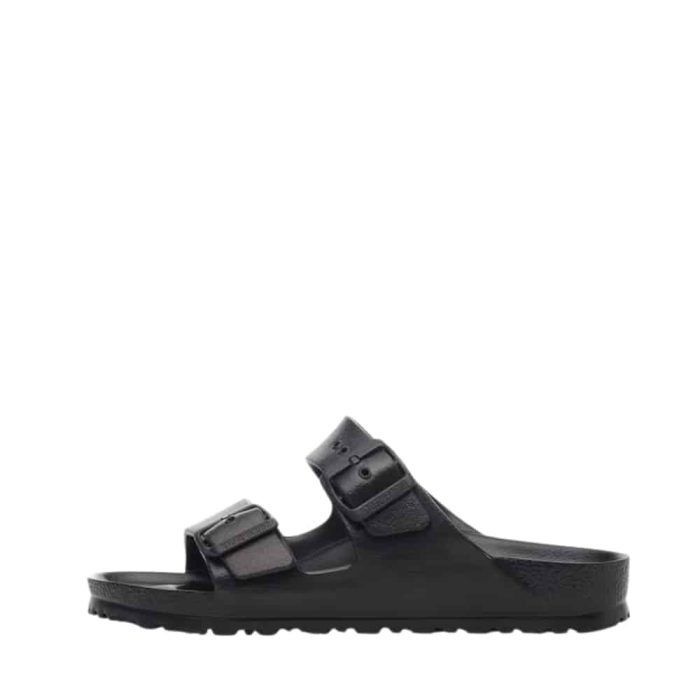Birkenstock Arizona EVA Narrow sandal til dame i sort med 2 justerbare spænder samtidig med at de er vandtætte