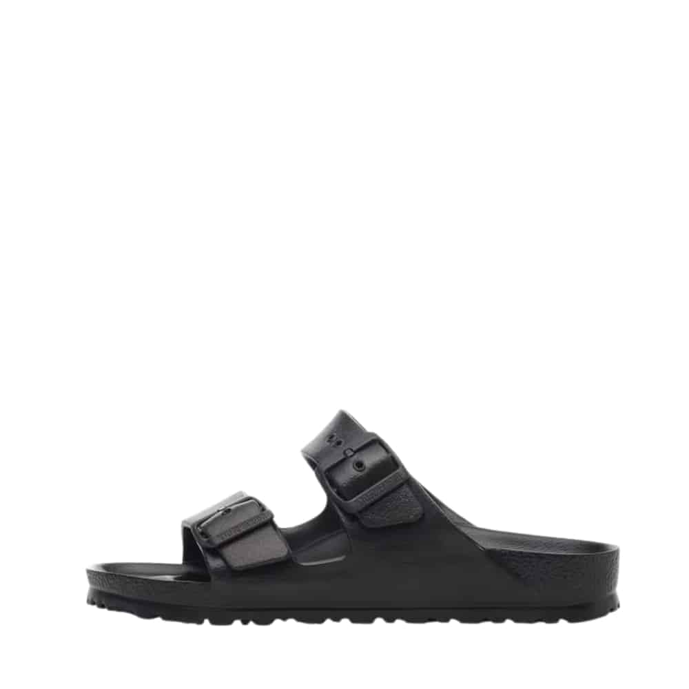 Birkenstock Arizona EVA sandal til dame i sort med 2 justerbare spænder samtidig med at de er vandtætte