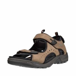 Ecco Andes sandal i brun til herre med velcro
