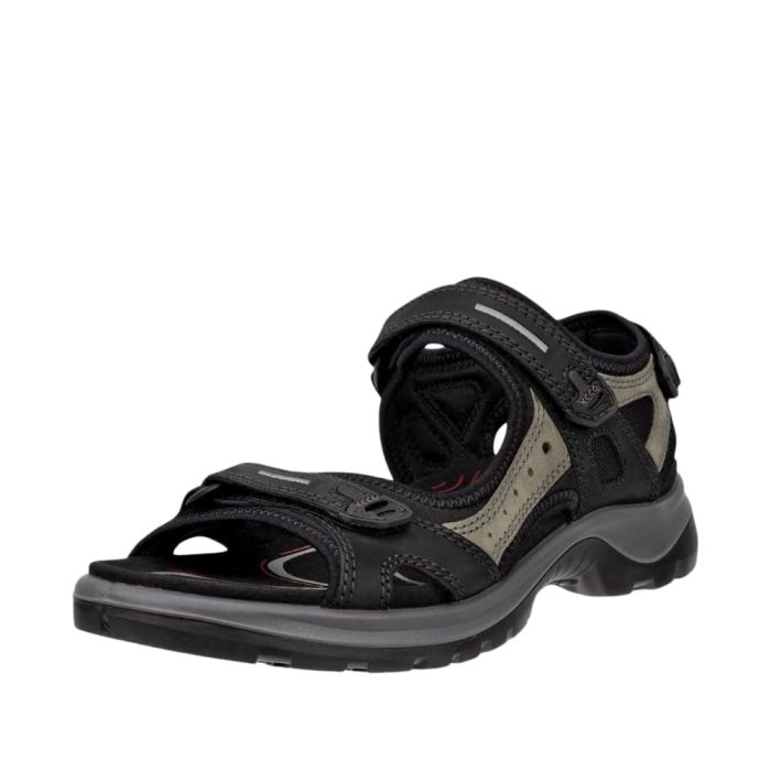 Ecco Offroad sandal til dame i sort med velcro