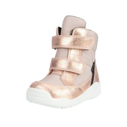 Ecco Urban Mini støvle børn i rose. Støvlen har smarte velcroremme og er 100 % vandafvisende samt varm foret